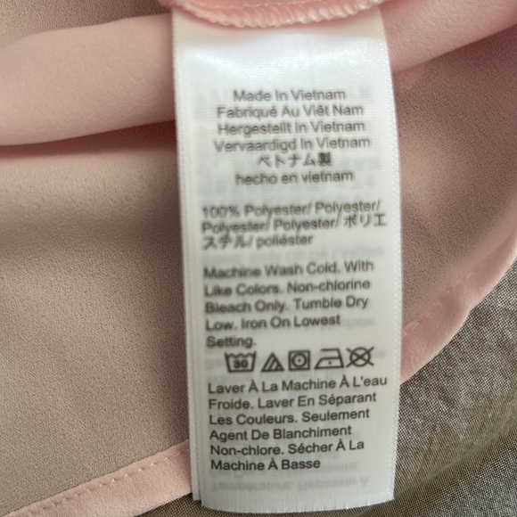 NWOT J.Crew Factory sleeveless pleated tie-neck top - Picture 4 of 4